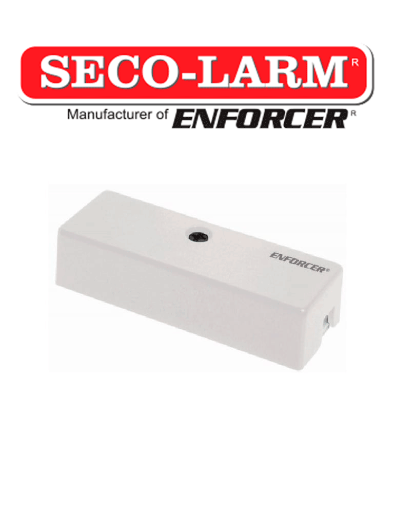 [SS-040Q/W] Seco-Larm SS040QW - Detector Mini de vibraciones para circuitos cerrados para proteger paredes, ventanas y techos / Compatibles paneles DSC, Bosch, Risco /