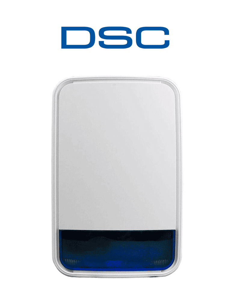 [PG9911BBATT] DSC PG9911BBATT - Sirena con luz estroboscópica exterior 110 dB c/batería Inalámbrica Power G compatible con NEO, PRO, Qolsys e IoTega #TRICOLOR