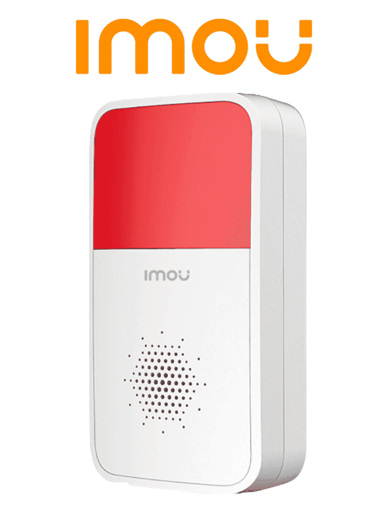 [ARA10-SW] IMOU SIREN (ARA10-SW) - Sirena Inalambrica con Estrobo integrado sonido de 85 dB y frecuencia de 433 MHz. Con batería CR123A de alta duración y fácil instalación. #Seguridad #MCI2 #IMMC