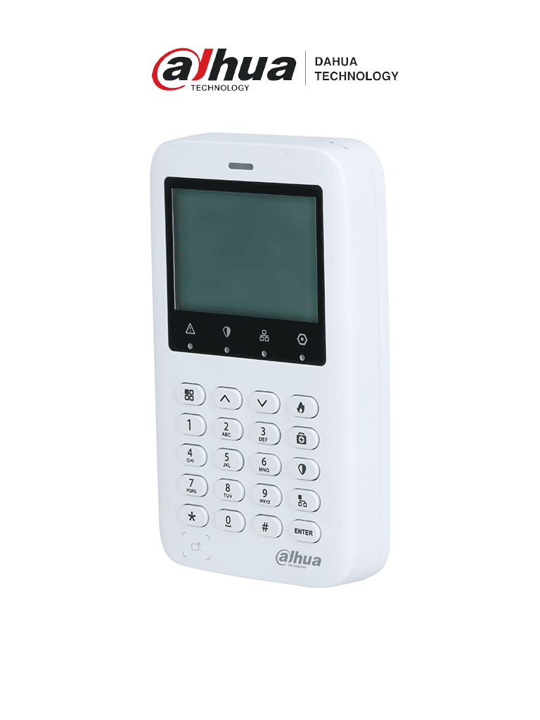 [DHI-ARK50C-R] DAHUA DHI-ARK50C-R Teclado controlador de paneles ARC9 y ARC2/ Indicador de estatus de zona, armado y desarmado/ Armado y desarmado con NIP y Tarjeta IC / Múltiples funciones de cancelación, bypass, operaciones con relevadores #MA