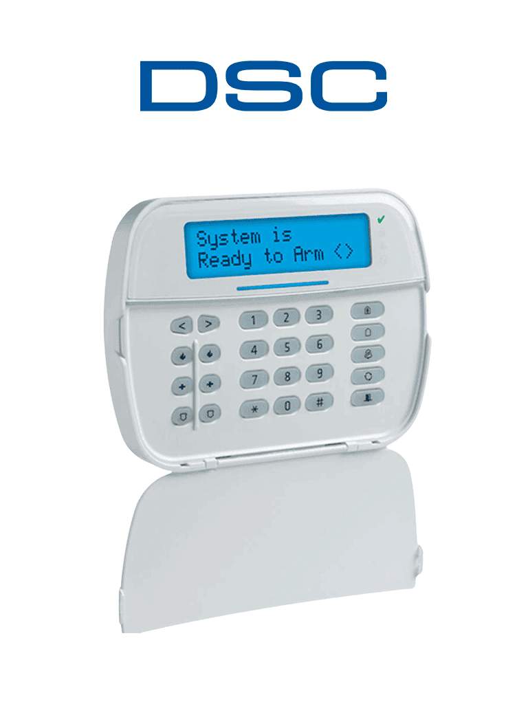 [HS2LCDRF9N] DSC HS2LCDRF9N - Teclado Cableado LCD Alfanumérico con Transceptor integrado de 32 caracteres admite 128 zonas compatible con NEO #TRICOLOR