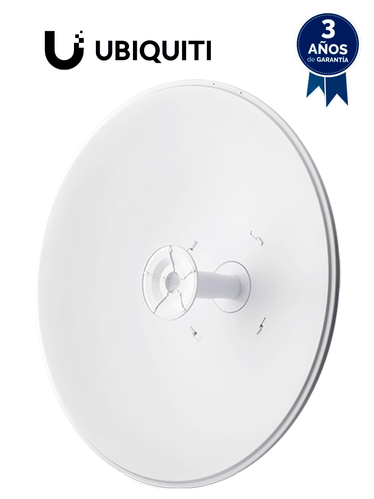 [RD-5G30-LW] UBIQUITI ROCKETDISH RD-5G30-LW - Antena direccional conectorizada para radio, 5.8GHz, ganancia de 30 dBi, MIMO, diseño ligero.