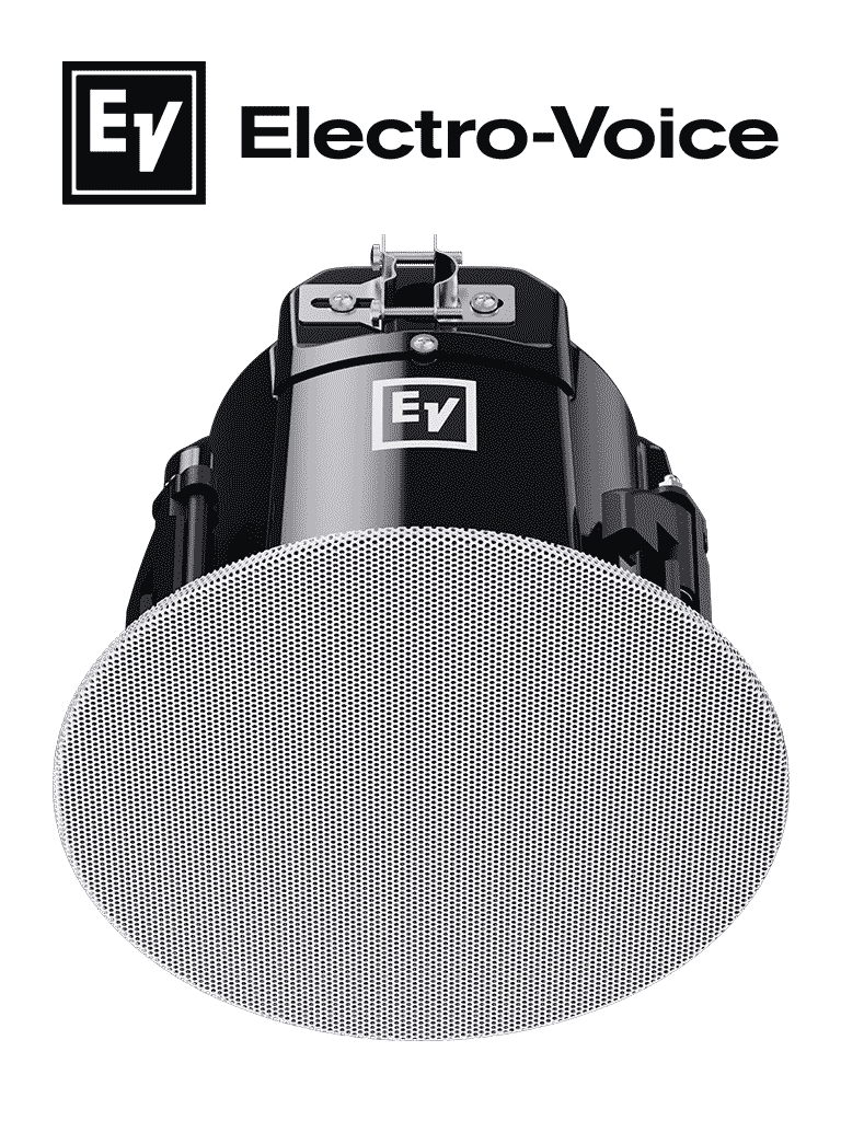 [EVID-C4.2-G2] ElectroVoice M_EVIDC4.2G2 - Altavoz de Techo 4" / 70V o 100V / Blanco / EVID-C-G2 / Venta en Pares
