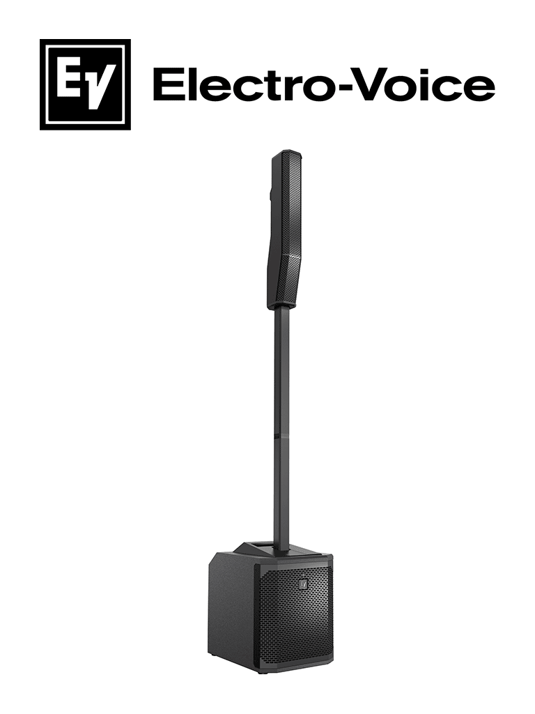 [EVOLVE30M-US] ElectroVoice M_EVOLVE30MUS - Sistema Amplificado de Columna EVOLVE 30M 8CH / Bluetooth / Columna 6x2.8" / Subwoofer 10" / Negro