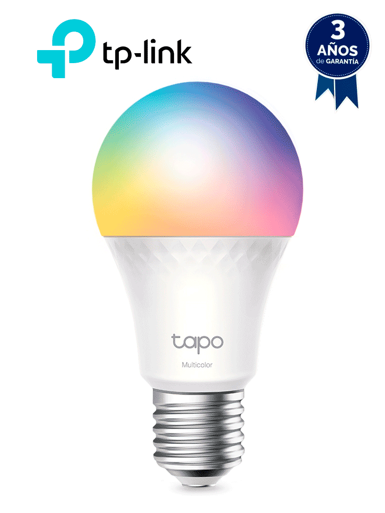 [TAPOL535E] Foco WIFI Multicolor / Intensidad de Color Regulable / Temporizador / Control Remoto / Control de Consumo eléctrico / Comandos de voz Alexa/Assistente Google / Matter