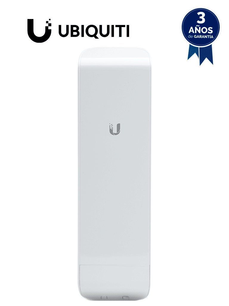 [NSM2] UBIQUITI NSM2 - NanoStation airMAX M2 CPE hasta 150 Mbps con frecuencia 2 GHz (2412-2462 MHz) y antena integrada de 11 dBi.