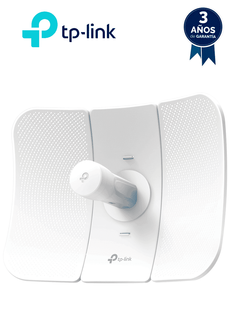 [CPE610] TP-LINK CPE610 - CPE para exteriores de 5 GHz con 300 Mbps, 23 dBi y hasta 300 Mbps en 5 GHz. Antena MIMO direccional 2×2 de alta ganancia con Tecnología Pharos MAXtream TDMA, Pharos Control para adminsitración centralizada.