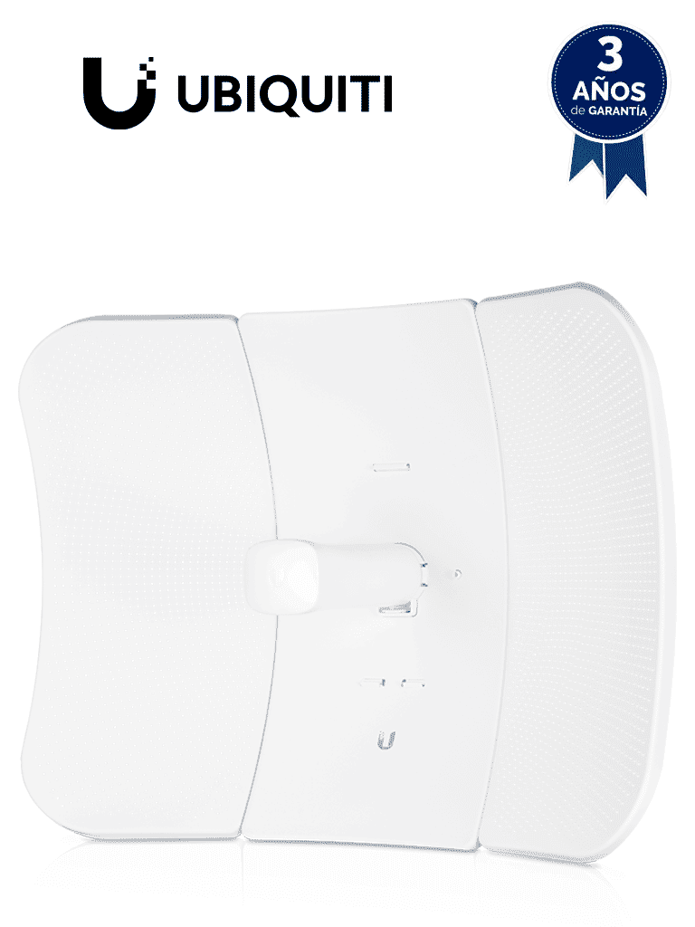 [LBE-5AC-LR] UBIQUITI LITEBEAM AC LBE-5AC-LR - Radio Airmax AC GEN2 5.8GHz para exteriores con antena integrada de 26 dBi, potencia de 25 dBm y rendimiento de hasta 450 Mbps.#ENE2