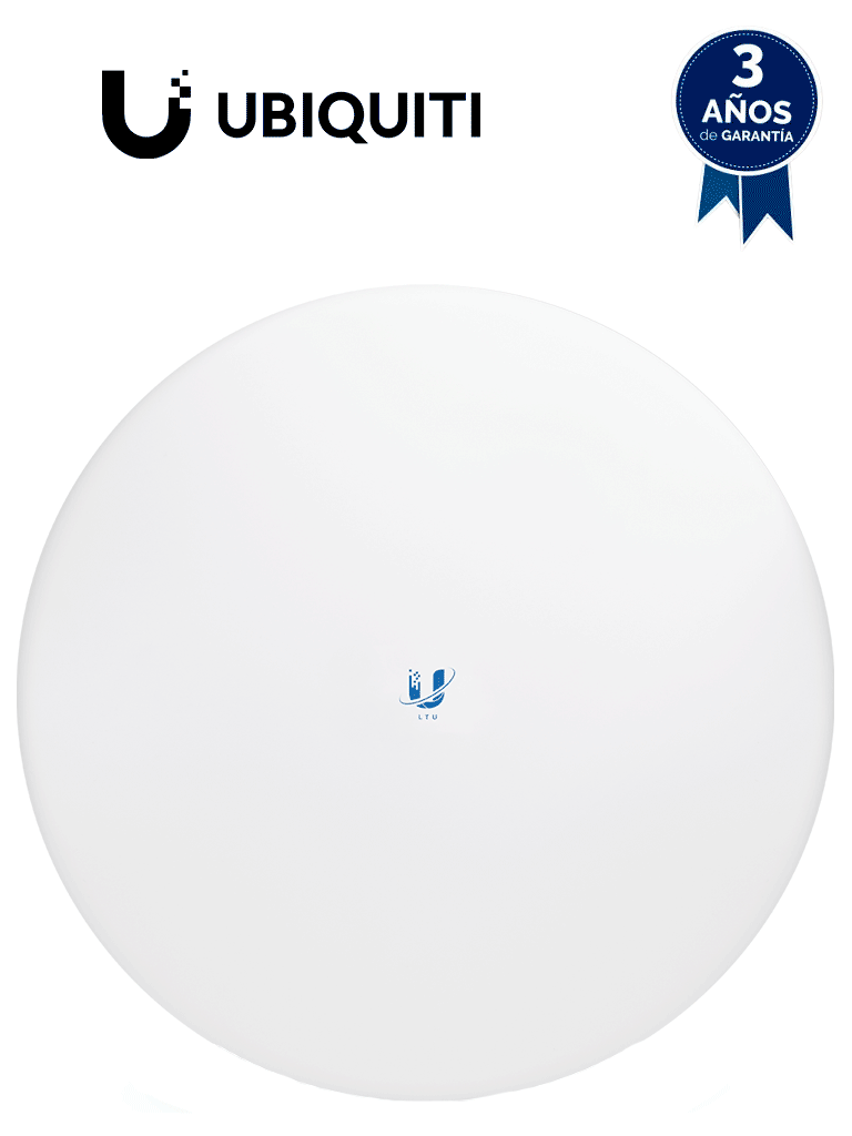 [LTU-PRO] UBIQUITI LTU-PRO Cliente PtMP LTU Pro de 5 GHz (4.8 - 6-2 GHz) con antena integrada de 24dBi y compatible con LTU-ROCKET