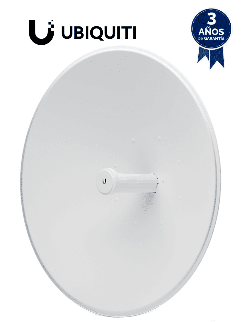 [PBE-5AC-620] UBIQUITI POWERBEAM AC PBE-5AC-620 - Radio Airmax AC 5.8GHz para exteriores con antena integrada de 29 dBi, tecnología MIMO y rendimiento de hasta 450 Mbps.