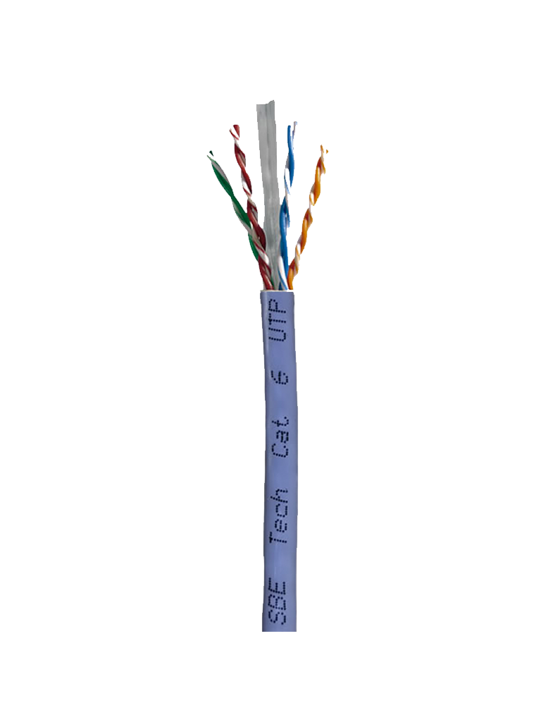 [SBE-UTPC6UCERT-GY-NP] SBE TECH SBE-UTPC6UCERT-GY-NP - CABLE UTP CAT6/ 100% COBRE/CAJA 305 METROS/ COLOR GRIS/ 23 AWG/ SEPARADOR CENTRAL/