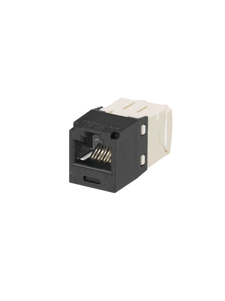[CJ688TGBL] PANDUIT CJ688TGBL - Módulo jack con terminación estilo TG Mini-Com™ / UTP RJ45 Categoría 6 / Negro #TWCAB