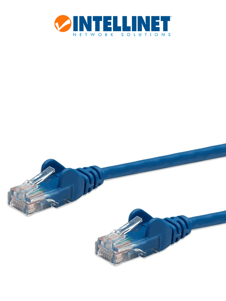 INTELLINET 342575 - Cable patch / CAT 6 / 1.0 Metro ( 3.0F) / UTP Azul / Patch cord