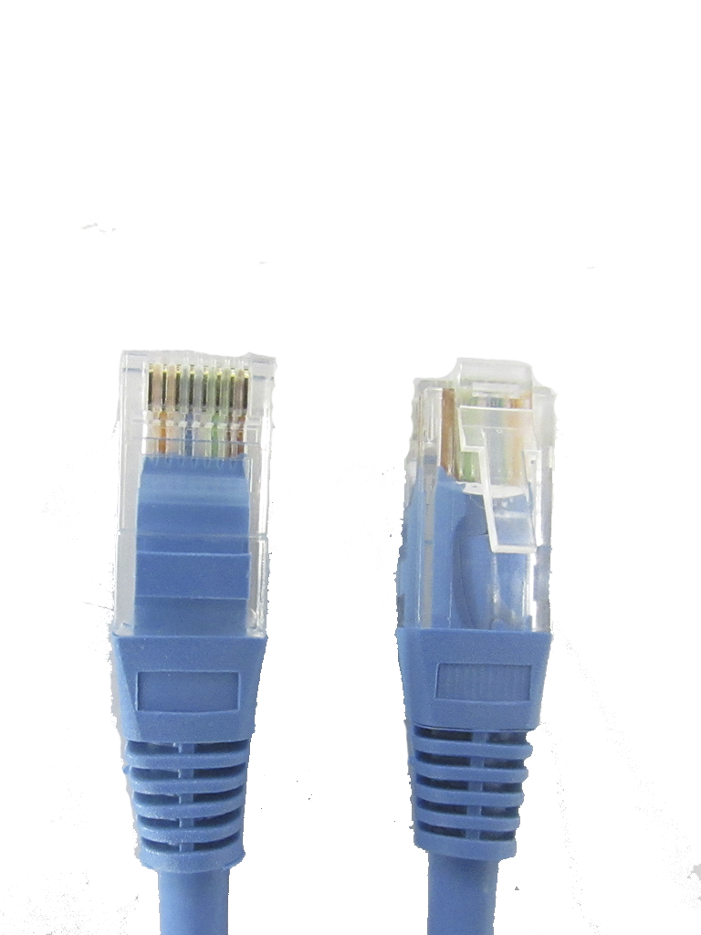SAXXON P63UA - Cable patch cord UTP 3 metros / CAT 6 / Color azul