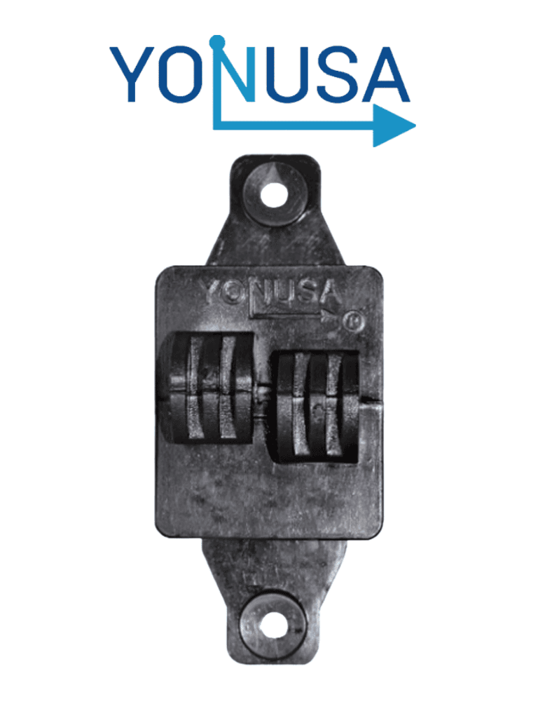 [AP101] YONUSA AP101 - Aislador de paso cuadrado para cercas electricas, materiales polipropileno y policarbonato, proteccion contra rayos UV, agua, humedad y polvo/ Resistencia mecanica de 7.5 hasta 10.2 kg