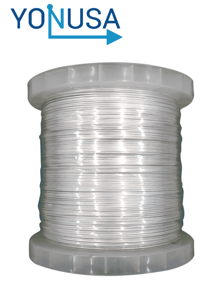 [RCALU500] YONUSA BAAL500 - Bobina de alambre de aluminio de 500 mts. para líneas de cercos eléctricos YONUSA / Calibre 16 / Resistente a la corrosión
