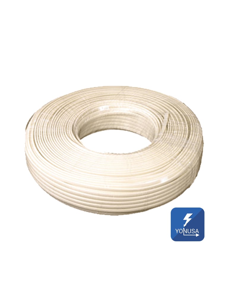 [CDA100] YONUSA CDA100 - Cable bujía o doble aislado recomendado para cercos eléctricos YONUSA/ Bobina de 100 metros/ Calibre 22 AWG multifilar/ Hasta 12,000V