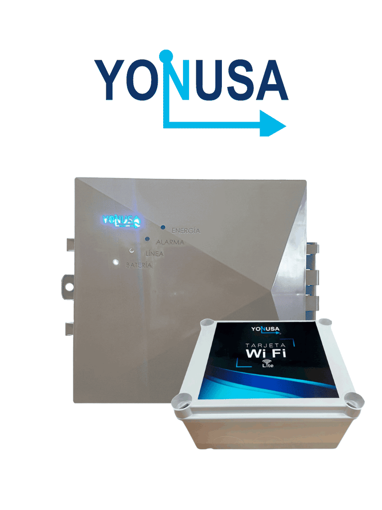 [EYNG1200-1+MWIFI] YONUSA EYNG12001WIFI - Paquete de ENERGIZADOR de nueva generacion 12 500V / Modulo WiFi para control desde SMARTPHONE / Hasta 2 500 Mts lineales