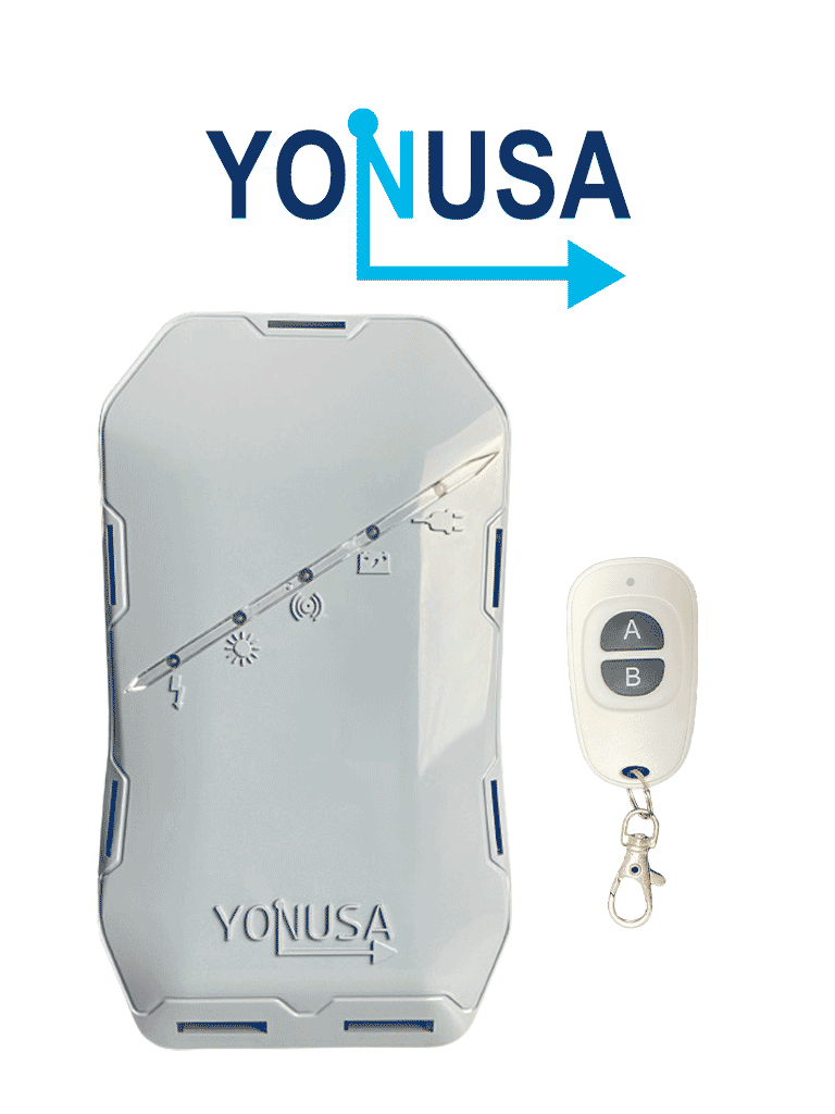 [ENERGIZADORHS] YONUSA HS - Energizador de nueva generación para solución de cerco eléctrico. Cubre 500 metros lineales o 100 metros en 5 lineas. Incluye control remoto (encendido/apagado) #Y1