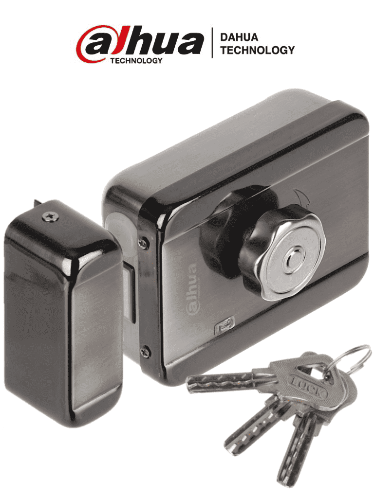[DHI-ASF601A] DAHUA DHI-ASF601A - Cerradura eléctrica inteligente con cierre automático, 12 VDC, bidireccional (izquierda o derecha). Ideal para puertas de madera, metal y emergencia. Compatible con videoporteros y control de acceso