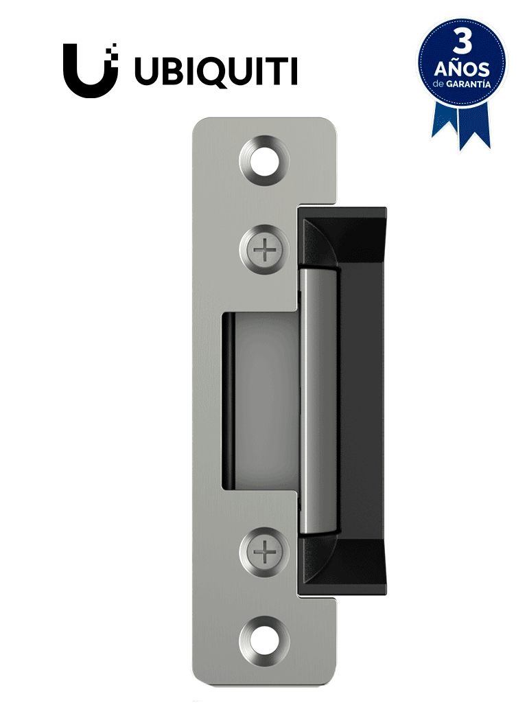 UBIQUITI UA-LOCK-ELECTRIC - Cerradura eléctrica a prueba de fallos para 1 puerta, Fail-Secure, Soporte 1200 Kg, Para puertas de aluminio, acero o madera, 12V DC, 400mA, ANSI, Compatible con: UA-G2-SK-Pro, UA-G2-SK, EAH-8, UA-Hub #DA
