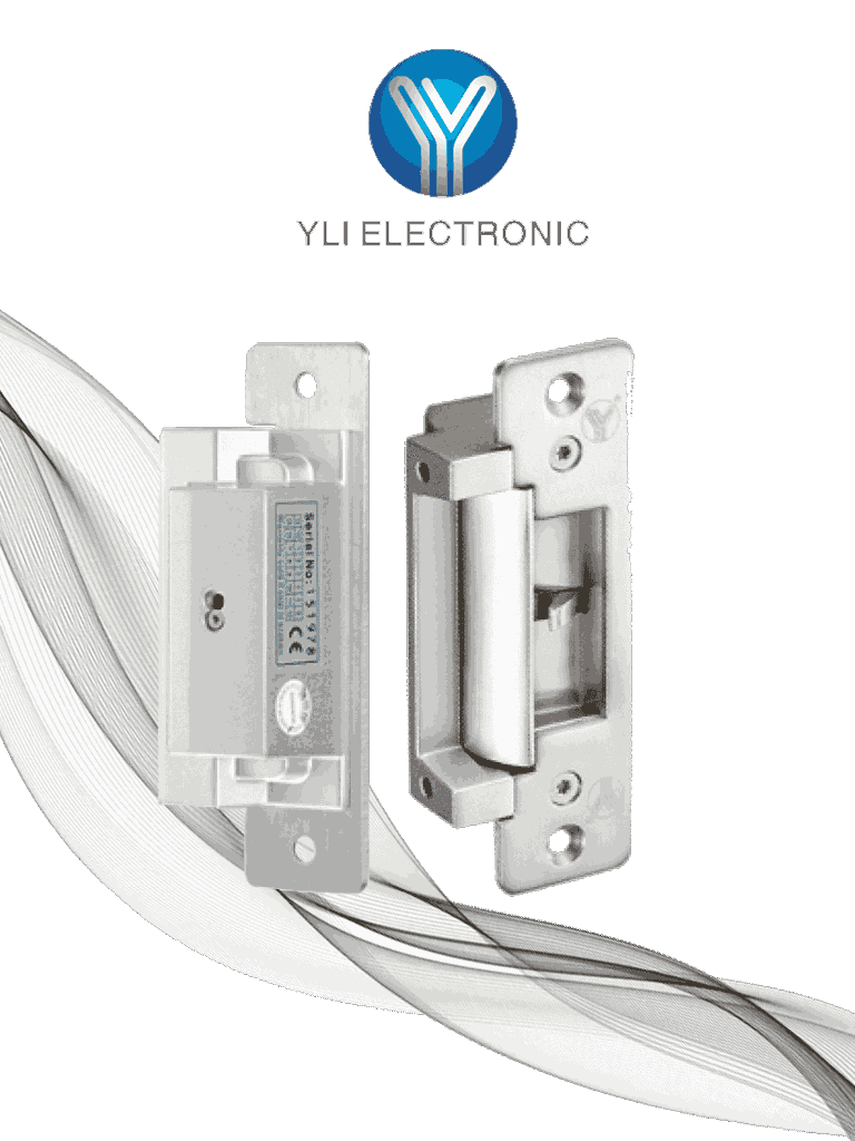 YLI YS138S - Cerradura Eléctrica para Control de Acceso Señal Ajustable NO/NC Voltaje Dual 12VDC/24VDC #YLI1