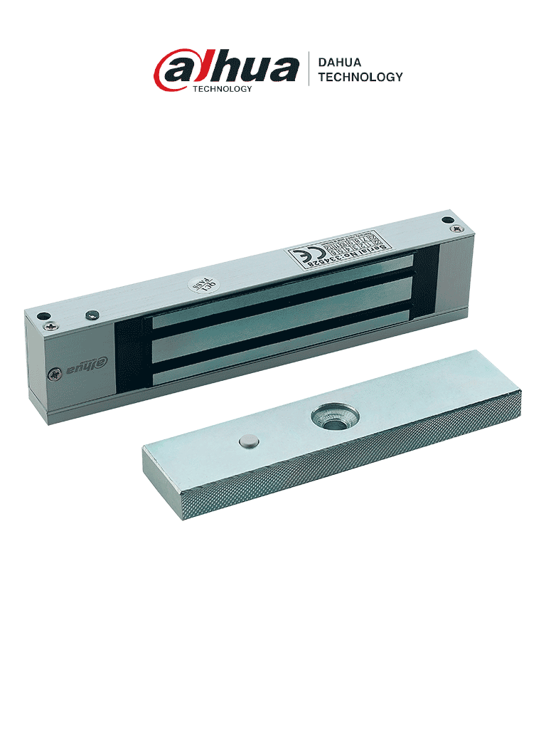 DAHUA ASF180A-V1 - Cerradura Magnética de 180 Kg/ 390 Lbs/ Indicador de Estado Led/ Material Antidesgaste y Magnetismo Anti-residual/ Aplicaciones en Puerta de Metal, Madera, Etc/ Ideal para Controles de Acceso y Videoporteros/ #HotSaleDHACC