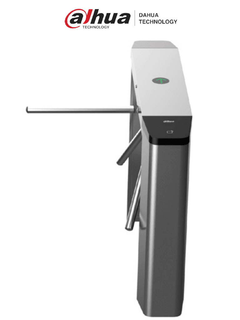 DAHUA DHI-ASGG120T - Torniquete Bidireccional 1 Millón de Ciclos, Pase 20 - 30 Personas por Minuto, Acero Inoxidable 304, Indicadores LED, Exterior Protegido, Compatible con Controles de Acceso.