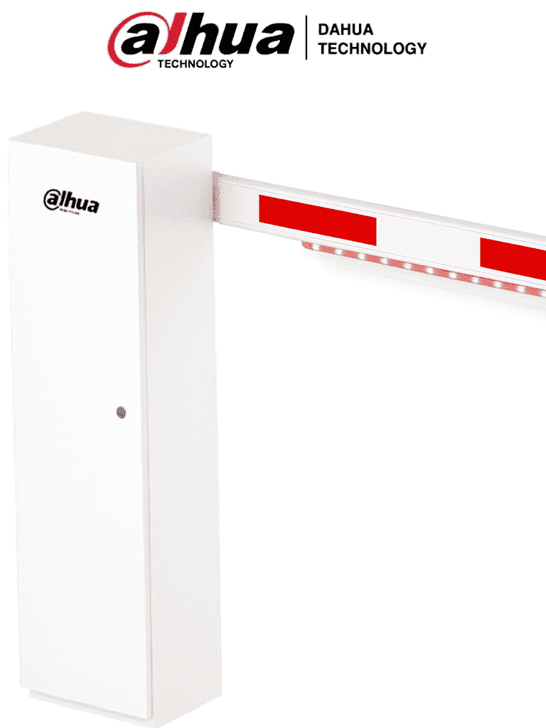 DAHUA DHI-IPMECDKIT-1062-LED Barrera Vehicular de doble direccion/Brazo rigido LED de 4m/2 a 6 seg /control remoto a 50m/3.5 millones de ciclos/ Sin resorte/ 2000 rpm/Motor CC sin escobillas/Blanca /Incluye Brazo IPMECD-0162-M40-LED #LoNuevo #BSE #BN #CGB