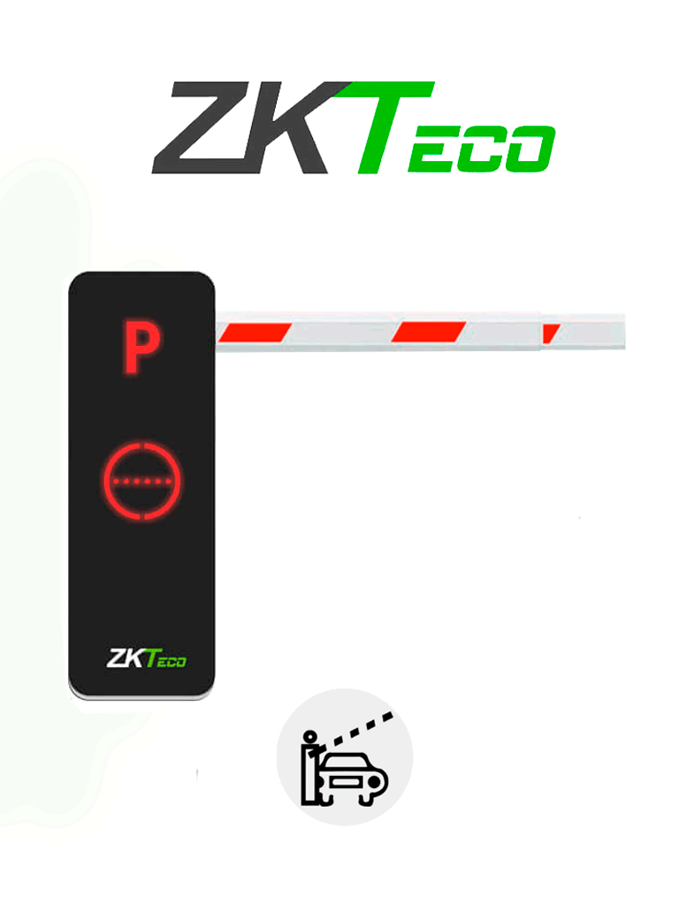 [BGM1060L] ZKTECO BGM1060L -Barrera Vehicular/Brazo Recto Telescópico Dirección Ajustable/6 m/Gabinete Luz LED/ Indicador de Estado / 5s de apertura / Incluye 2 controles / Módulo Wi-Fi para conectarse con App ZK Barrier gratuita y apertura o cerrar