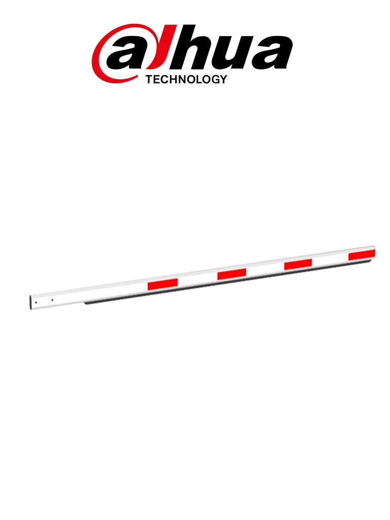 [IPMECD-0162-M40] DAHUA IPMECD-0162-M40 Brazo de aluminio Recto de 4 Metros para Barrera Vehicular DHI-IPMECD-1062