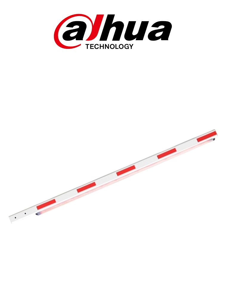 [IPMECD-0162-M40-LED] DAHUA IPMECD-0162-M40-LED Brazo de aluminio recto de 4 Metros con tiras LED para barrera vehicular / Compatible con modelo DHI-IPMECD-1062-LED