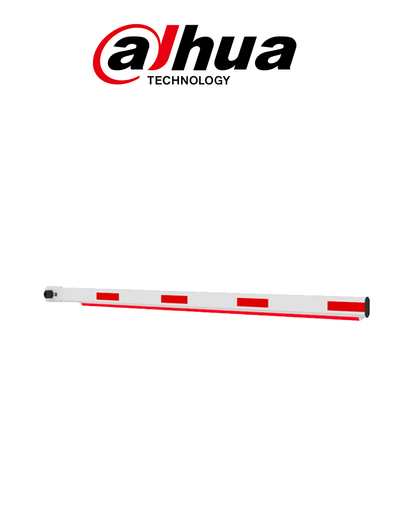 [IPMECD-0262-M40-LED] DAHUA de IPMECD-0262-M40-LED Brazo de aluminio de 4 Metros con tiras LED / Compatible con Barrera Vehicular IPMECD-0262-M40-LED/ #LoNuevo