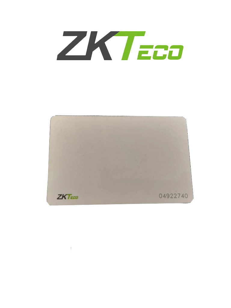 [UHF1-Tag9] ZKTECO UHF1T9 - Tarjeta de PVC UHF / Frecuencia 915 Mhz / Grosor de 0.88 mm / Compatible con Lectoras Modelos UHF5F, UHF10F y U1000F