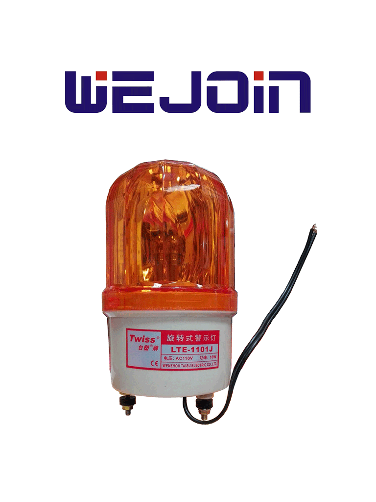 [LTE-1101J] WEJOIN SECULIGHT - Luz estroboscópica giratoria / Alarma audible / Compatible con barreras vehiculares / Motor deslizante WJPKMP202