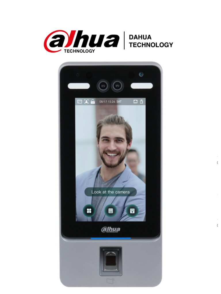 [DHI-ASI4214Y] DAHUA ASI4214Y - Control de Acceso con Reconocimiento Facial/ P2P/ 2000 Huellas/ 2000 Rostros/ 2000 Tarjetas MIFARE #AccesoProfesional