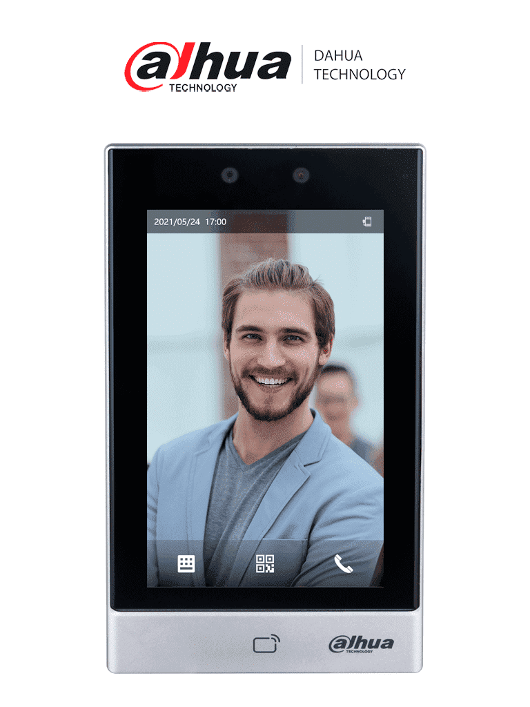 [DHI-ASI7213S-W] DAHUA ASI7213S-W - Control de Acceso con Reconocimiento Facial/ Pantalla Touch de 7 Pulgadas/ MIFARE/ Cámara de 2 MP/ Conexión WiFi/ 50,000 Usuarios/ 50,00 Rostros/ 100000 tarjetas/ 50,000 Passwords/ 100,000 Registros/ #ControlAcceso