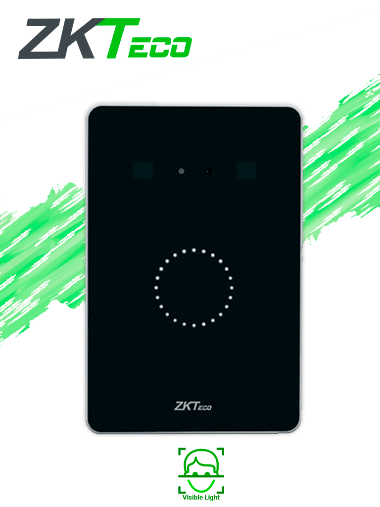 ZKTECO KF1200 - Lector Wiegand de reconocimiento facial / 1500 Rostros / 100,000 Registros / TCP/IP / Wiegand / Visible Light / Requiere panel de control de Acceso ZK #ZK11 #ZK3
