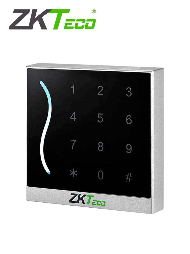[PROID30BE] ZKTECO PROID30BE - Lector Esclavo de Tarjetas ID / Frecuencia 125Khz / Green Label / Conexión Wiegand 26 o 34 Ajustable / Teclado Touch / IP65/ Compatible con Paneles C3 e InBio