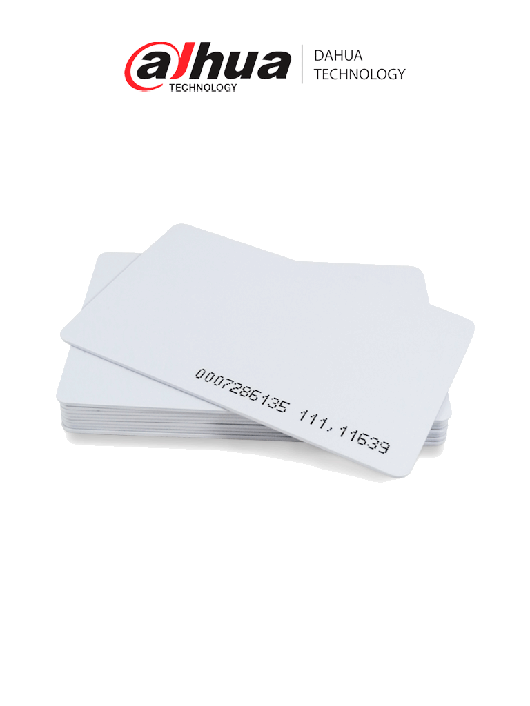 DAHUA ID-EM - Tarjeta de Proximidad ID para Control de Acceso/ 125KHZ/ Blanca/ (Tipo EM) #BFDACC