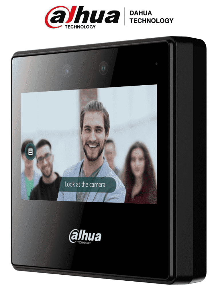 DAHUA ASA3223A-W - Control de asistencia con reconocimiento facial, pantalla táctil de 4.3", WiFi, capacidad para 2000 rostros y contraseñas, 300,000 registros, detección de vida en 0.2 segundos y rango de reconocimiento de 0.3 a 1.5Mts. #BESTACC