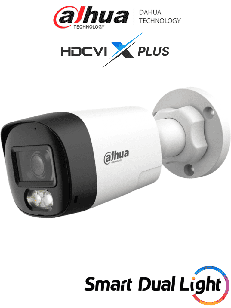 [DH-HAC-HFW1200RLN-IL-T] DAHUA DH-HAC-HFW1200RL-IL-T - Camara Bullet de 2 Megapixeles/ Audio Bidireccional/ Iluminación Dual Inteligente Hasta 30m/ Lente de 2.8mm Apertura de 111°/ Policarbonato/ #LoNuevo #HI