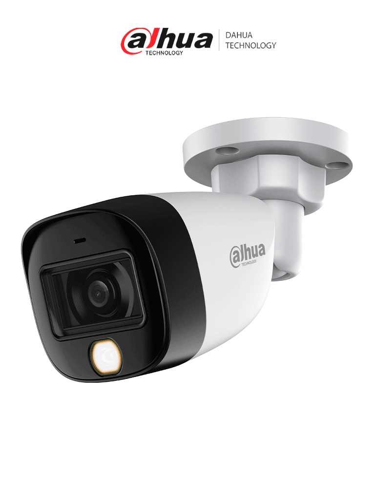 DAHUA HAC-HFW1801C-IL-A - Cámara bullet ofrece resolución 4K de 8 MP, iluminador dual para entornos oscuros, lente de 2.8 mm con ángulo de 106°, alcance IR de 20 m, WDR real de 120 dB, tecnología Super Adapt y micrófono integrado#MCI1 #LDM