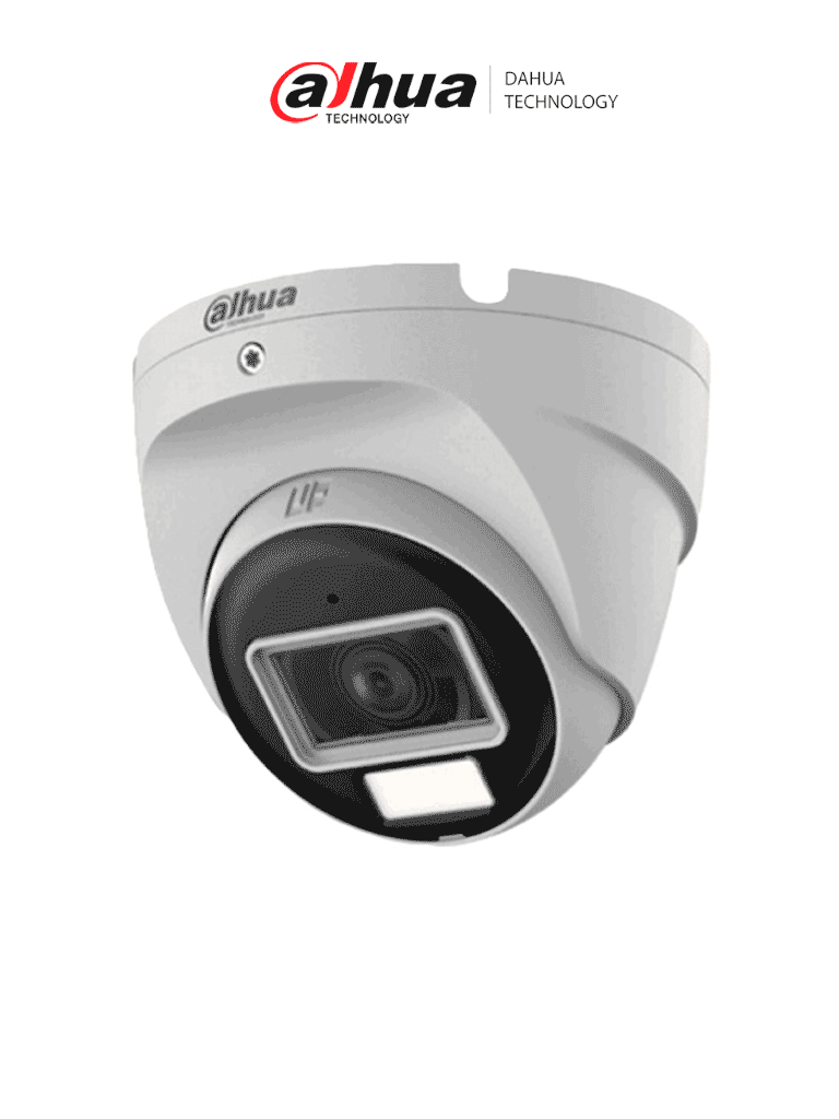 [DH-HAC-T2A51N-U-IL-A] DAHUA DH-HAC-T2A51N-U-IL-A- Cámara Domo 5 MP Serie Cooper/ Lente 2.8 mm con Apertura de Hasta 100°/ Iluminación Dual Inteligente/ Micrófono Integrado/Iluminación de Hasta 30Mts IR + 20Mts Luz Calida/Metal/IP67/Para Exterior#LoNuevo #OD #COD #CD #OIM #BFCO