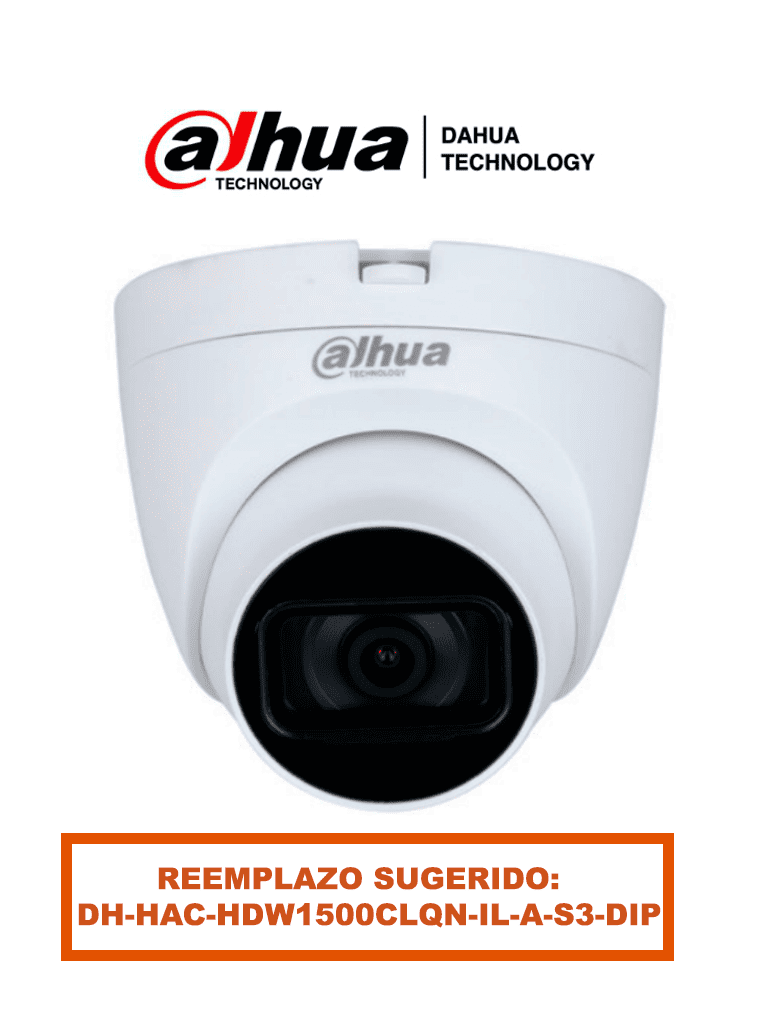 [DH-HAC-HDW1500TLQN-A] DAHUA HAC-HDW1500TLQN-A - Cámara Domo de 5 MP con micrófono integrado y lente de 2.8 mm. Ofrece iluminación IR hasta 30 metros, tecnología Starlight y es resistente al agua con clasificación IP67. Compatible con CVI, CVBS, AHD y TVI #HDCVI9.0 #5MP