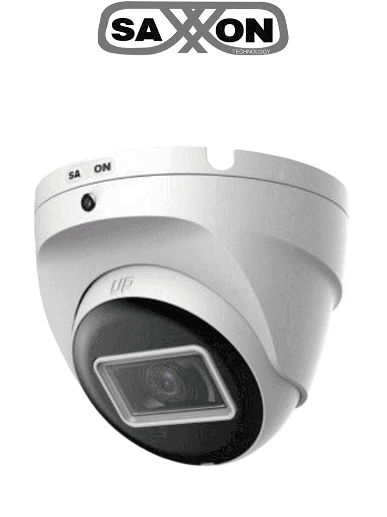 SAXXON SUA-HAC-T20M-0280B- Cámara Turret de 2 Megapíxeles 1080P/ Lente de 2.8 mm con Apertura de Hasta 100°/ Cámara Metálica #SAXI #VolSX
