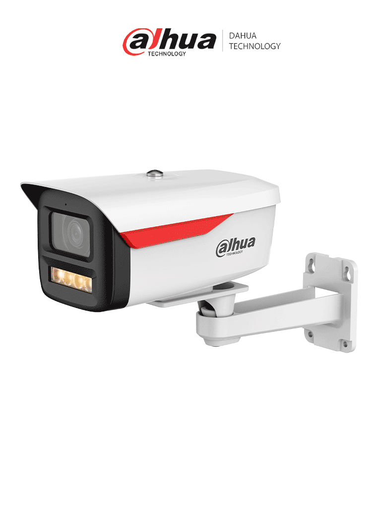 DAHUA DH-IPC-HFW2249MP-S-LED-0360B-B-PRO-Cámara IP Bullet de 2MP/WizColor/WizSense/equipada con IA/ SMD Plus/ Lente de 3.6 mm/ micrófono integrado/ Protección perimetral/ Ranura MicroSD,WDR real de 120 dB y PoE.Certificación IP67 #HotSaleDH #WMA