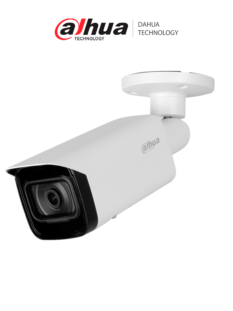 DAHUA DH-IPC-HFW5241TP-SE-0360B-S3 Cámara IP Bullet Resolución de 2 MP/ H.265/ IR 80 Mts/ Detección de Rostros/ Protección Perimetral/ Ranura para MicroSD/ IP67/ IK10/ ePoE/SMD 3.0.#DAVL