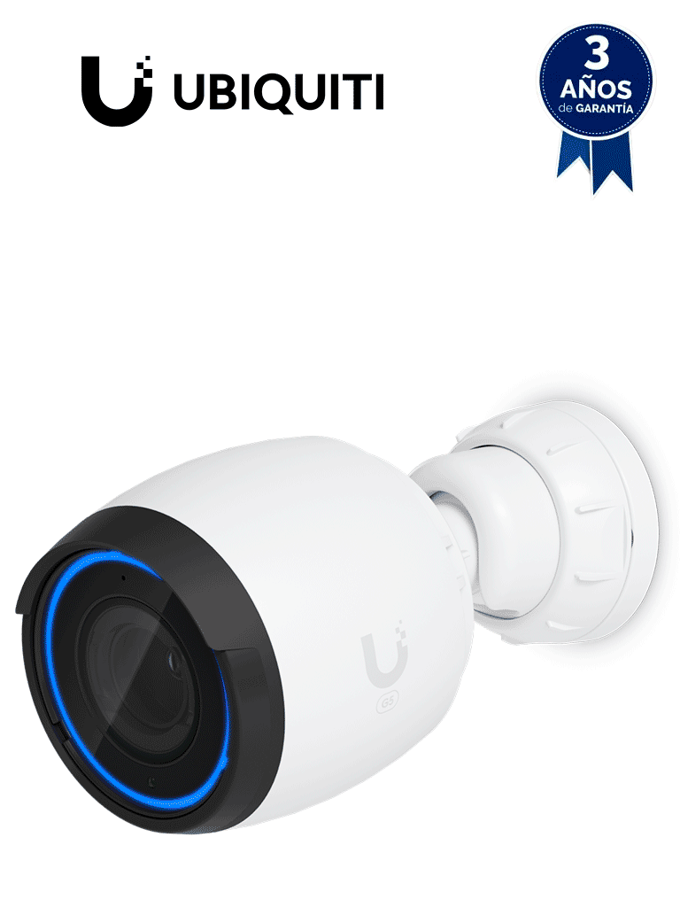 Ubiquiti UVC-G5-PRO - Cámara IP bullet 4K/ Zoom óptico de 3X/ Visión nocturna de hasta 25m/ Detección de eventos/ Alimentación PoE/ Micrófono integrado/ Administrable a través de UniFi Protect #BFLAS #BFUB