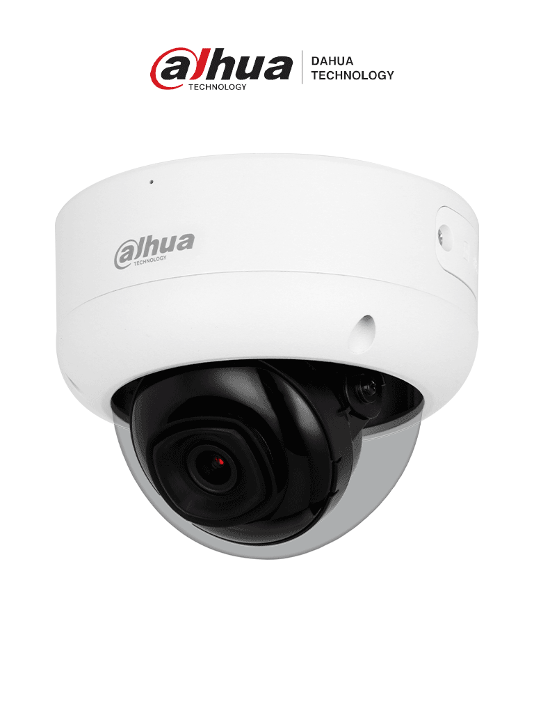 DAHUA IPC-HDBW3241E-AS-S2 -Cámara IP Domo Antivandálica d 2MP con lente d 2.8mm y 107°, WizSense, IR de 50m, micrófono integrado, SMD 4.0, AI SSA, Quick Pick, protección IP67/IK10, PoE, WDR real, E/S de alarmas y ranura microSD #IMD #DA5 #ULTIMASPIEZAS